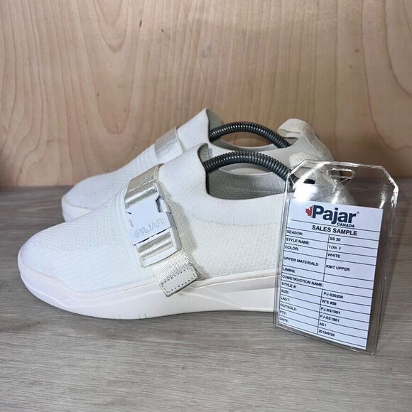 Pajar Canada Yina White Slip-on Casual Sneakers PJ-S20206 Women's 7-7.5 - Picture 2 of 12